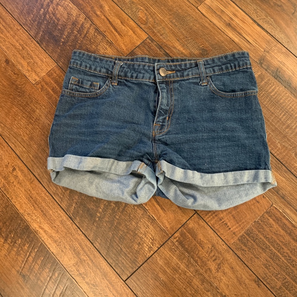 Denim shorts